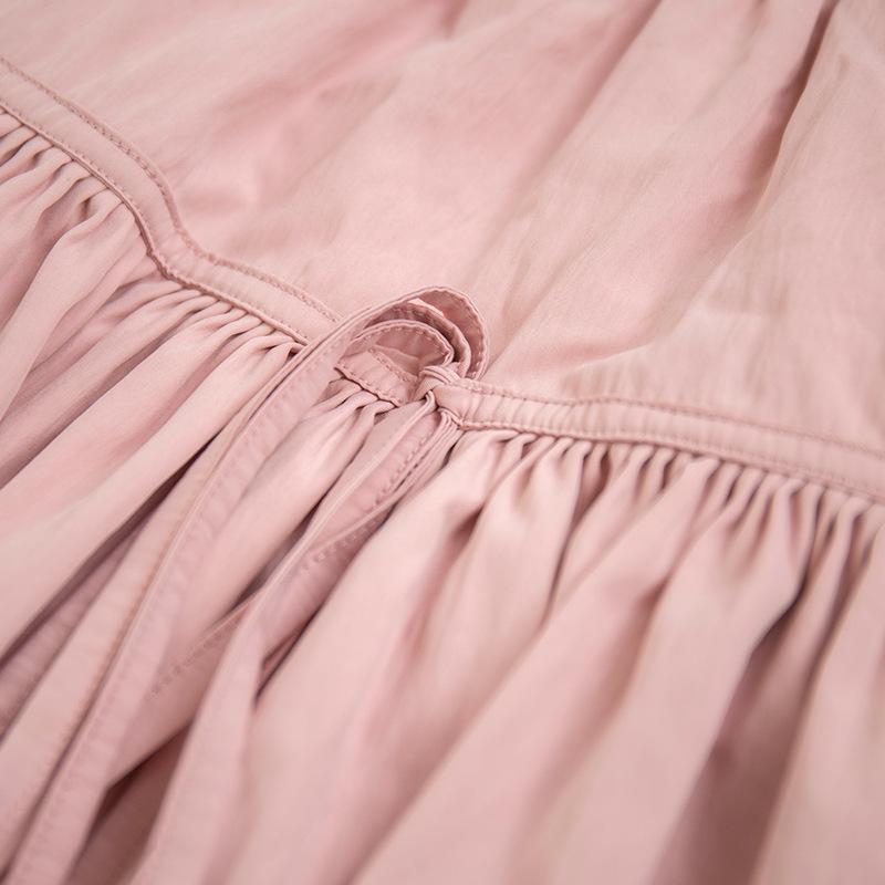 Sommer Damen Süßer Kordelzug Rüschenrock High Waist Kuchenrock