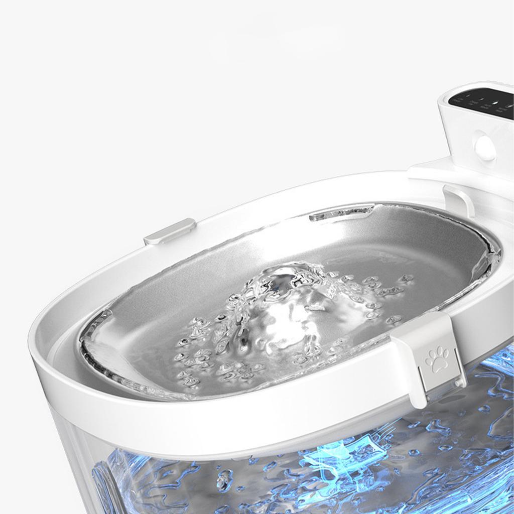 Pet Water Fountain Automatic Circulating Drinking Bowl Wireless Cat Drinking Feeder Intelligent Sensor Moving Non-Electric