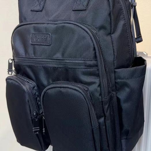 Avslappnad Ryggsäck Herr och Dam Ny Nylonryggsäck Flerfickig Praktisk Datorväska Bärbar Affärs Pendlarväska