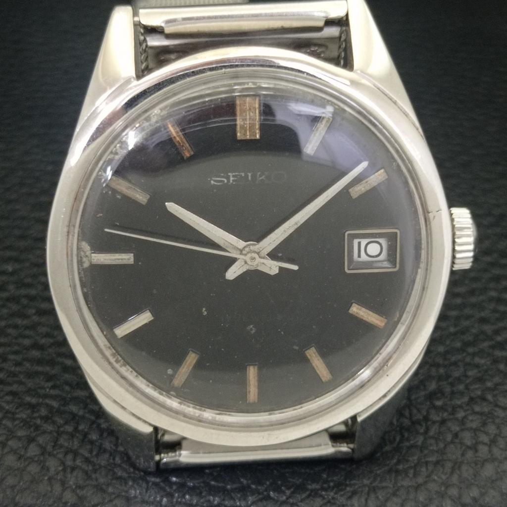 JAPAN VINTAGE SEIKO 6602B HAND-WINDING MENS ORIGINAL DIAL WATCH A703928-1