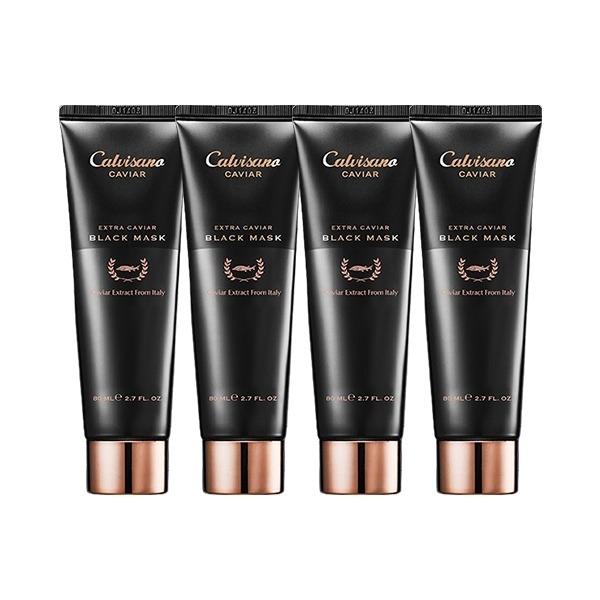 Calvisano Extra Caviar Black Mask 80ml x4 / Skin Elasticity / Moisturizing / Nourishing / Lifting_19120488_587813