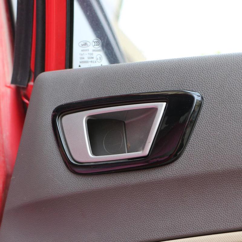 Premium ABS Carbon Fiber Look Inner Door Handle Bowl Cover Protector For Ford Fiesta MK7 2009-2014 For Ford Ecosport 2013-