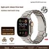 Stainless Steel Quick Release Three-Link Band for Apple Watch S9