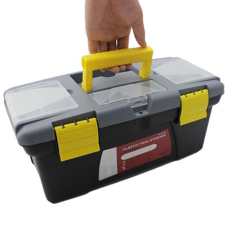Large Portable PP Toolbox for Car and Household Hardware Storage