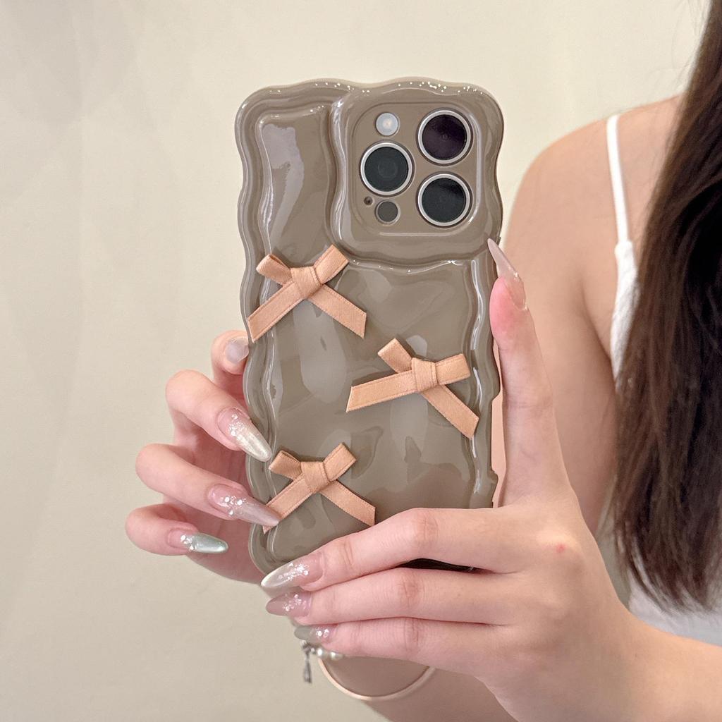 Bow Girl Cute Style iPhone 16 Pro Max/17/14/15 Soft Phone Case