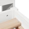 Solid Wood Bed without Mattress White 75x190 cm Pine Wood