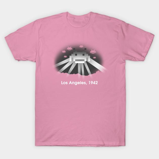 T Shirt Women The Invaders Of Los Angeles Harajuku Print Kawaii Tshirt Summer Short Sleeve Female T-Shirt Top Tee