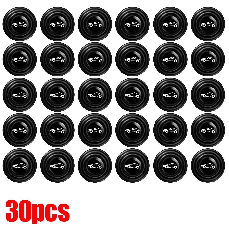 5/30Pcs Car Door Anti-Collision Pad Sound Insulation And Shock-Absorbing Gasket Decoration Sticker Car Truck Parts Accessories