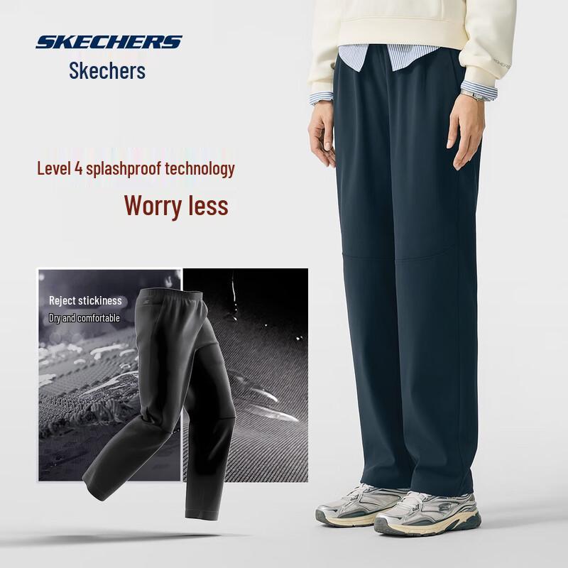 Skechers Men s Flash-Through Plush Lined Water-Repellent Sport Pants L
