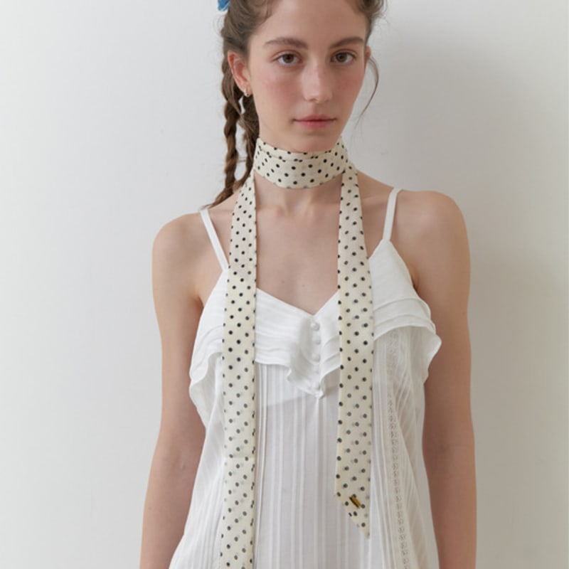 CARRY BARRETTE Carry Barrette Dot Long Scarf
