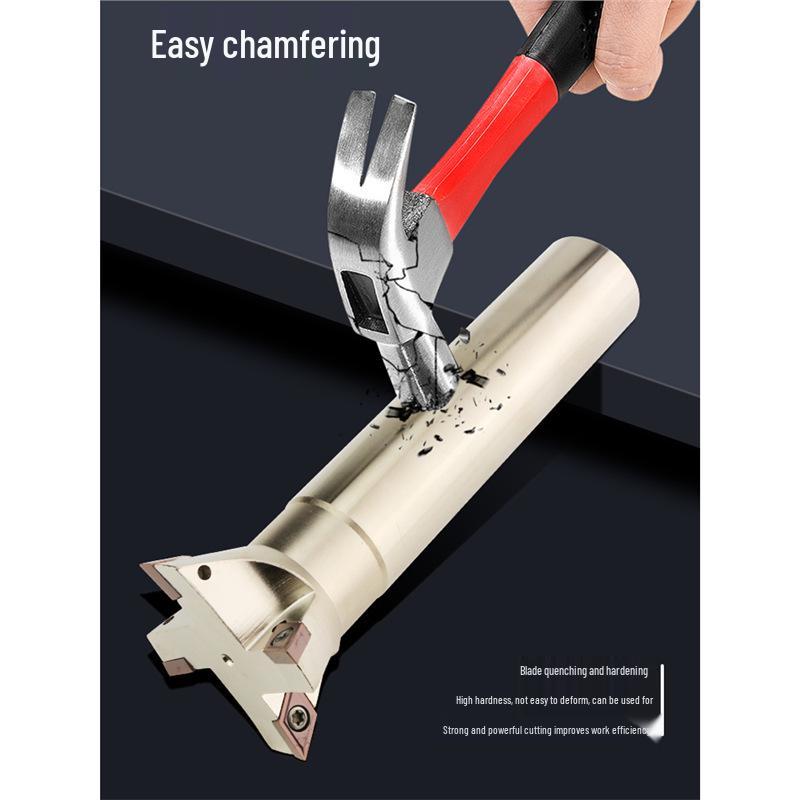 CNC Dovetail V-Groove Milling Cutter Holder, Straight Shank, 45/55/60 Degree.
