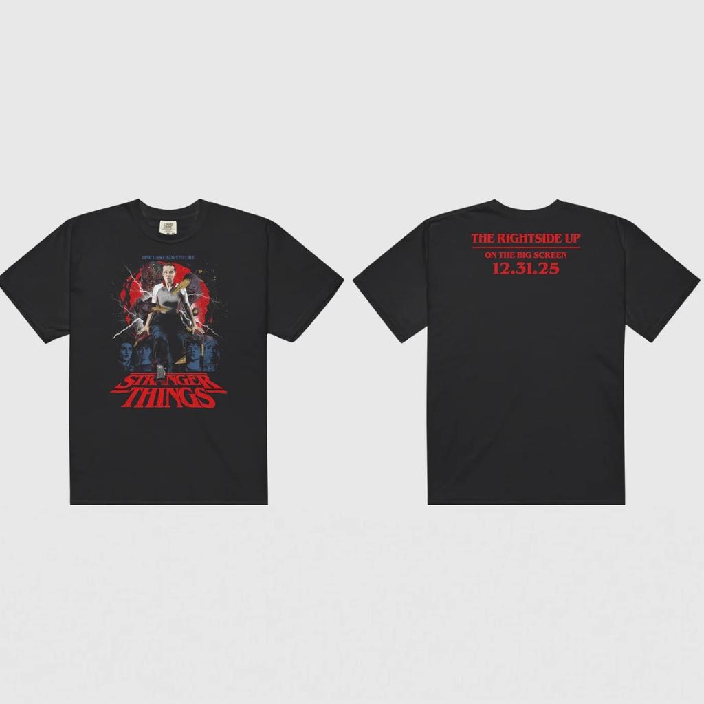 Will Hawkins Demogorgon Grafický Potisk Volná Krátkoruká Trička Ležérní Kulatý Výstřih Luxusní Bavlněná Topy