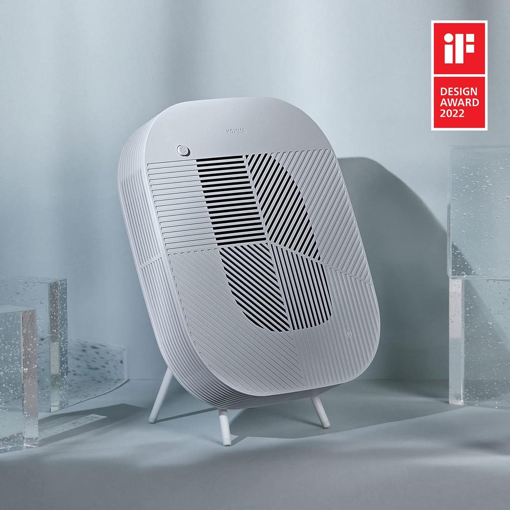 KOMMA Comma Air Purifier for 14 tatami can be hung on the wall or placed on the interior homes with pollen triple filter gray Löv mats, floor,