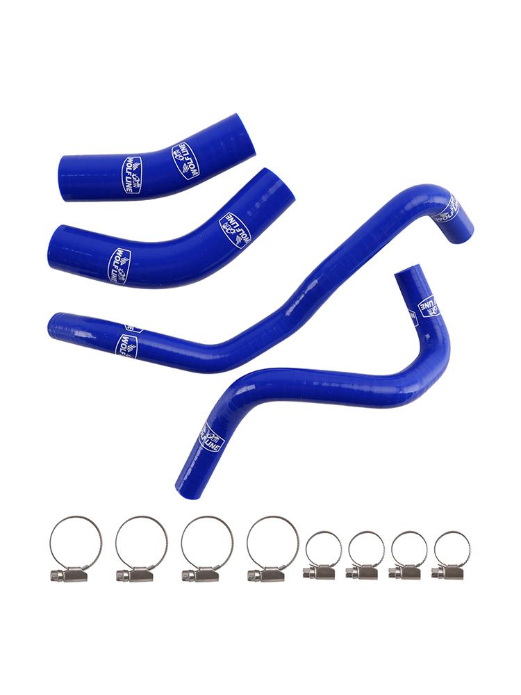 Kit de durites de liquide de refroidissement de radiateur en silicone Pour Yamaha Tenere 700 2019-2024 Bleu