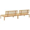 Garden Center Sofas Made from Pallets 2 Pcs Solid Acacia Wood