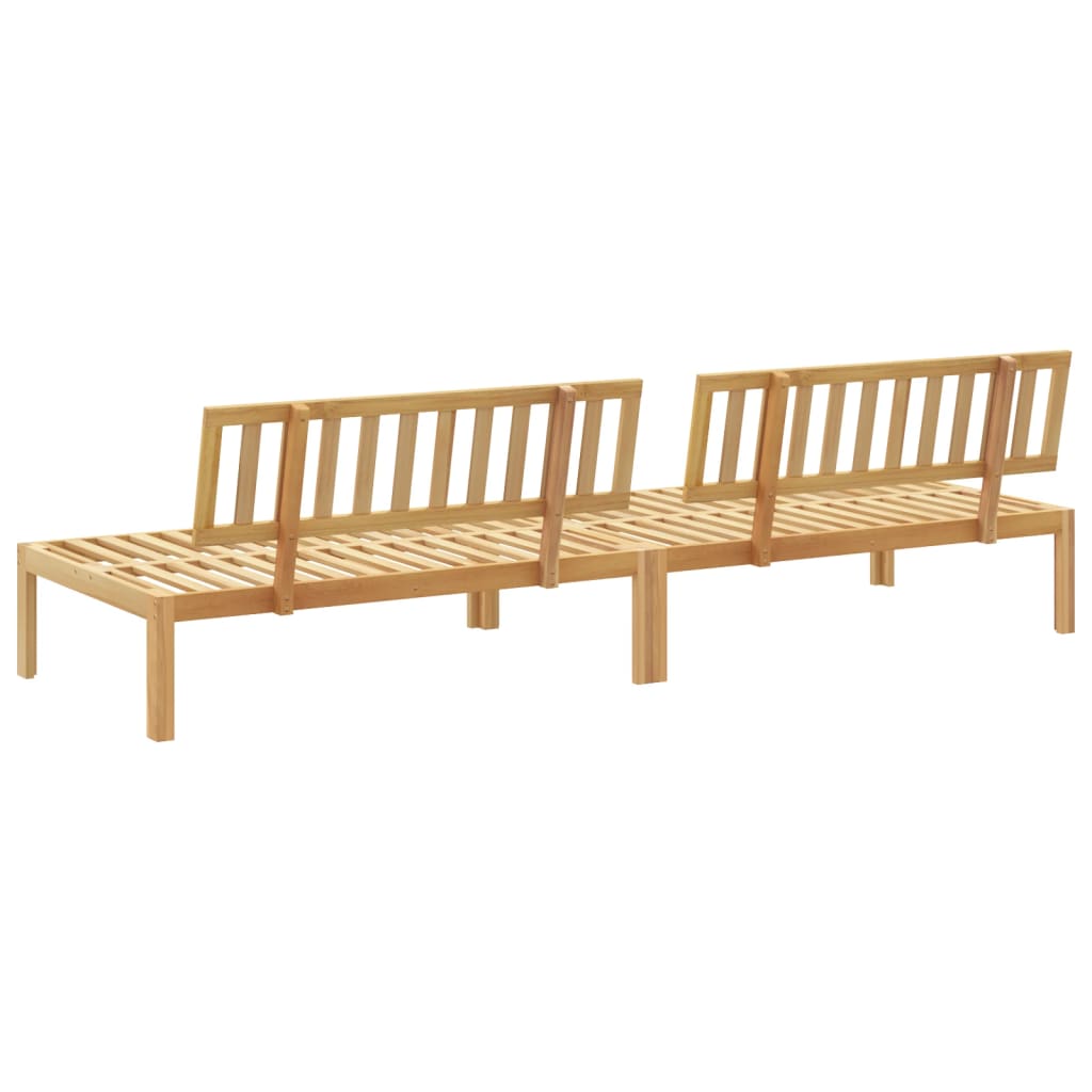 Garden Center Sofas Made from Pallets 2 Pcs Solid Acacia Wood