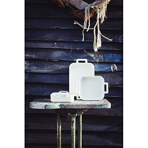 REVOL Deep Square Baking Dish 20cm White 621333