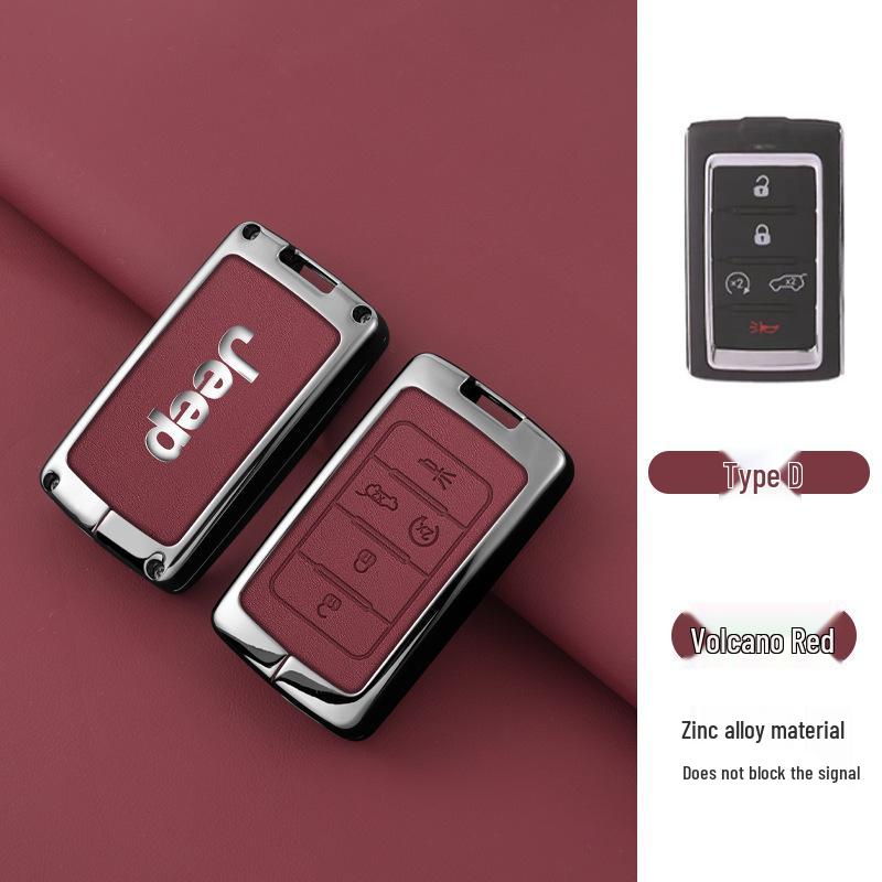 Premium Zinc Alloy Leather Accessory for Jeep Gladiator Wrangler 4XE - Unisex Design