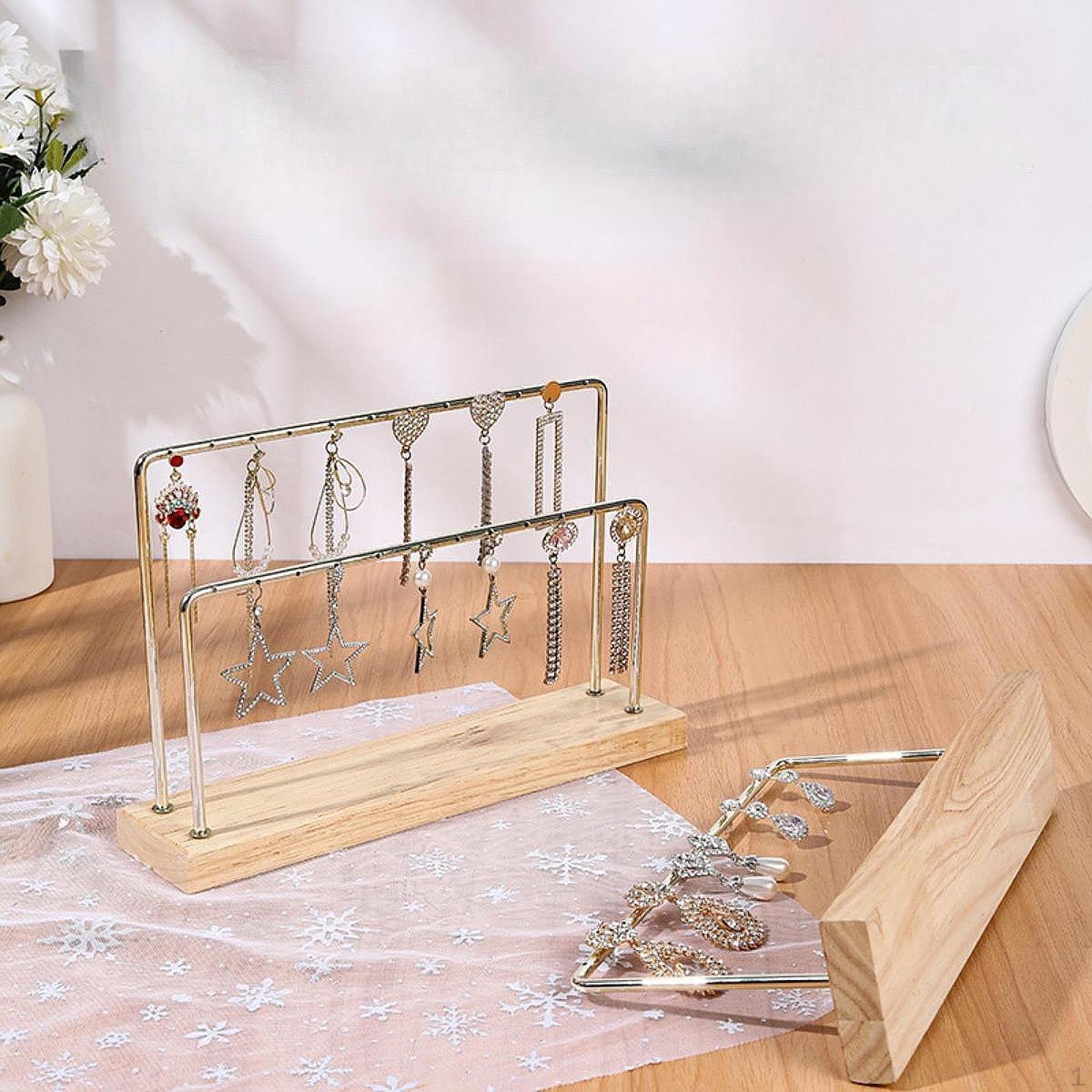 

Подставка для сережек с основанием для организации ювелирных изделий Single Tier