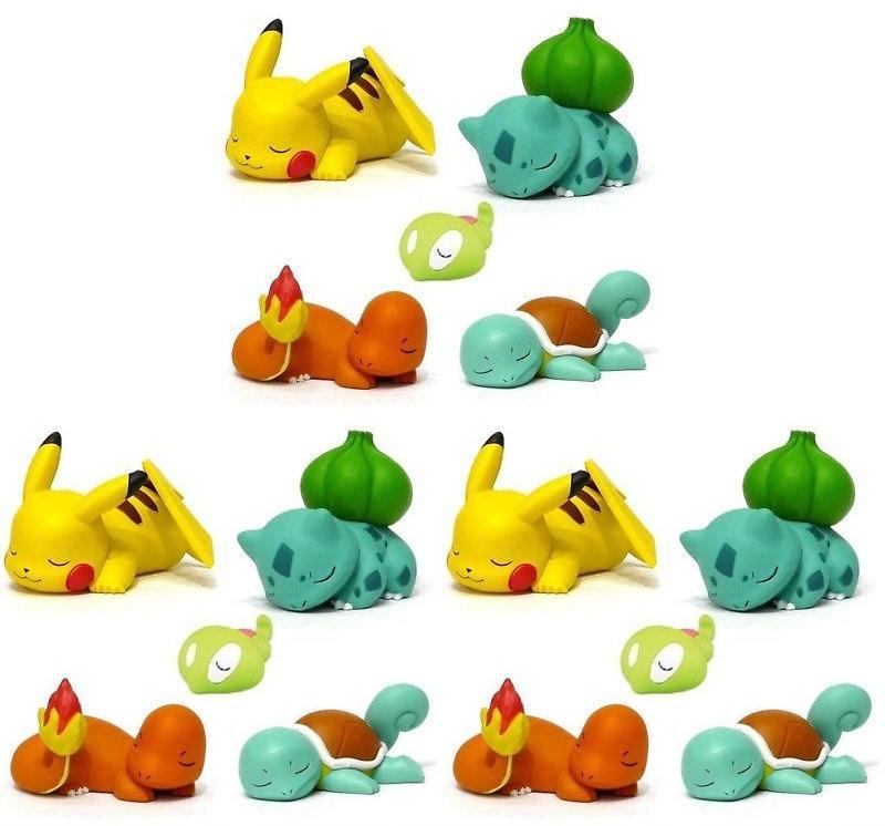 Adorable Pokemon Bulbasaur Squirtle Pikachu Figure Toy Set For Kids Gift Enthusiasts