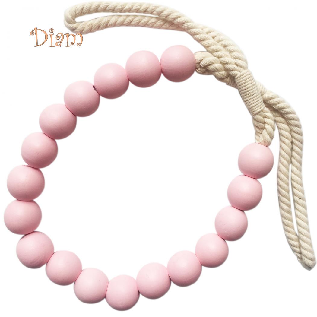 

Lachepper модные занавески, повязки, деревянные бусины, подхват, украшение для дома, драпировка розовый