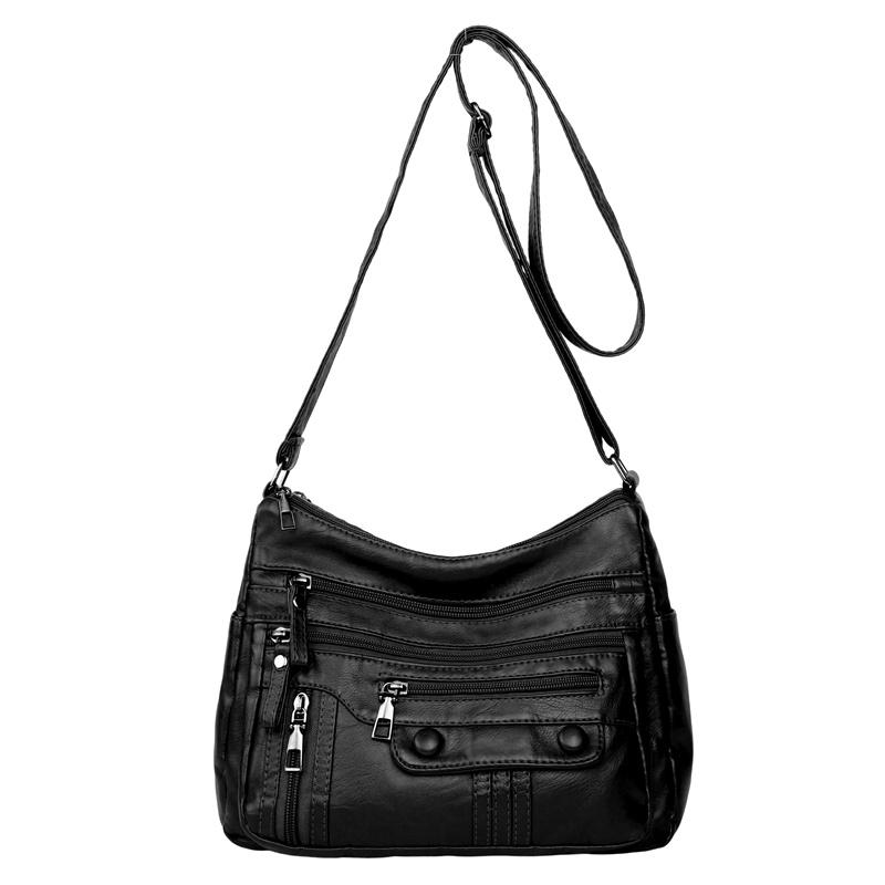 Multi-Layer Multi-Pocket Shoulder Bag Women's Crossbody Bag Mother Bag
