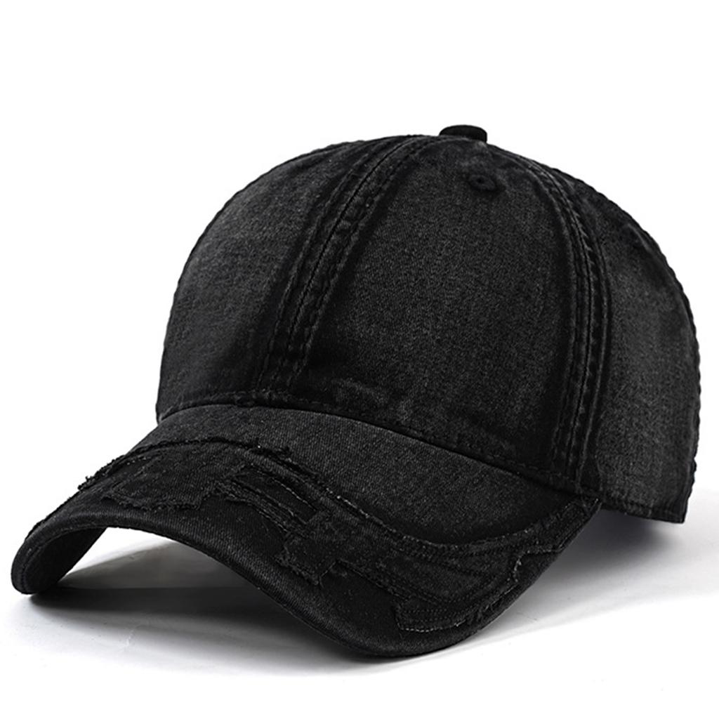 Unisex Adhesive Baseball Cap, Washed And Worn, Soft Top, Fashionable And Versatile Hat