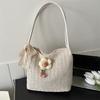 Pc Woven Bag With Magnetic Closure For Daily Street Style Fashion