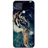 Para OPPO Realme C21Y Capa Série COOL Preto Capa de Silicone Macia para Cases de Telefone Realme C21 C25 C25s Protetora Realmi C 21 Y Capa