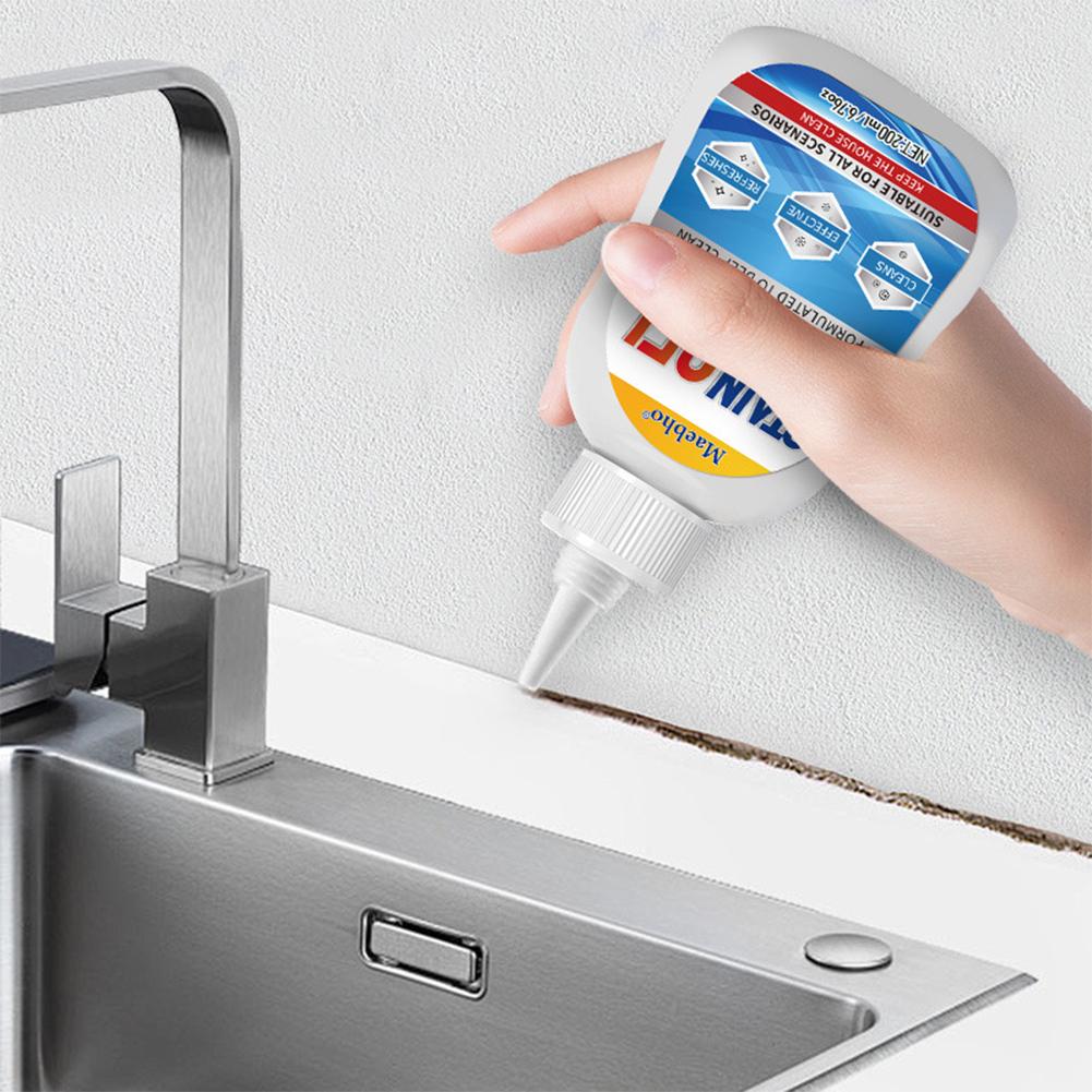 200ml Schimmelentferner Gel Waschmaschinenreiniger Fleckenentfernung Aktive Haushaltsreiniger Große Kapazität Geruchsbeseitiger Reinigung