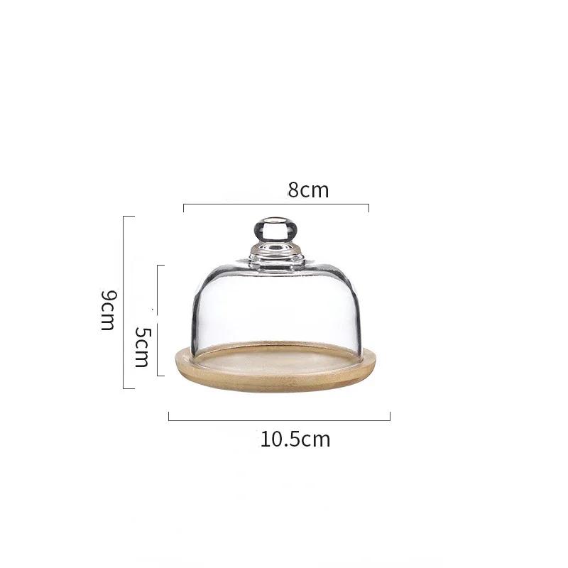 

Dessert Plates for Food Snack Plate Wood Serving Dish Afternoon Tea Tray Wooden Dishes Trays to Serve Food Cake Candy Tableware