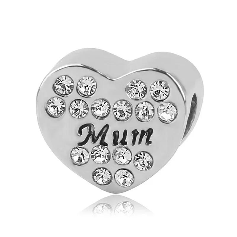 Perles New Love Dad Nan Mom Sister Best Friends pour bracelets à breloques et bracelets DIY pour femmes Fabrication de bijoux Dropshipping