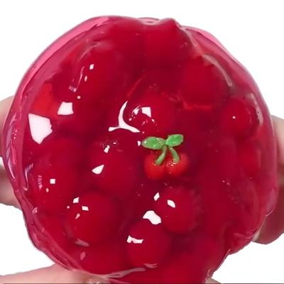 (H0826)60ml Cherry Mud Mi xing Nuvem Slime Putty Perfumado Stress Crianças Brinquedo de Argila