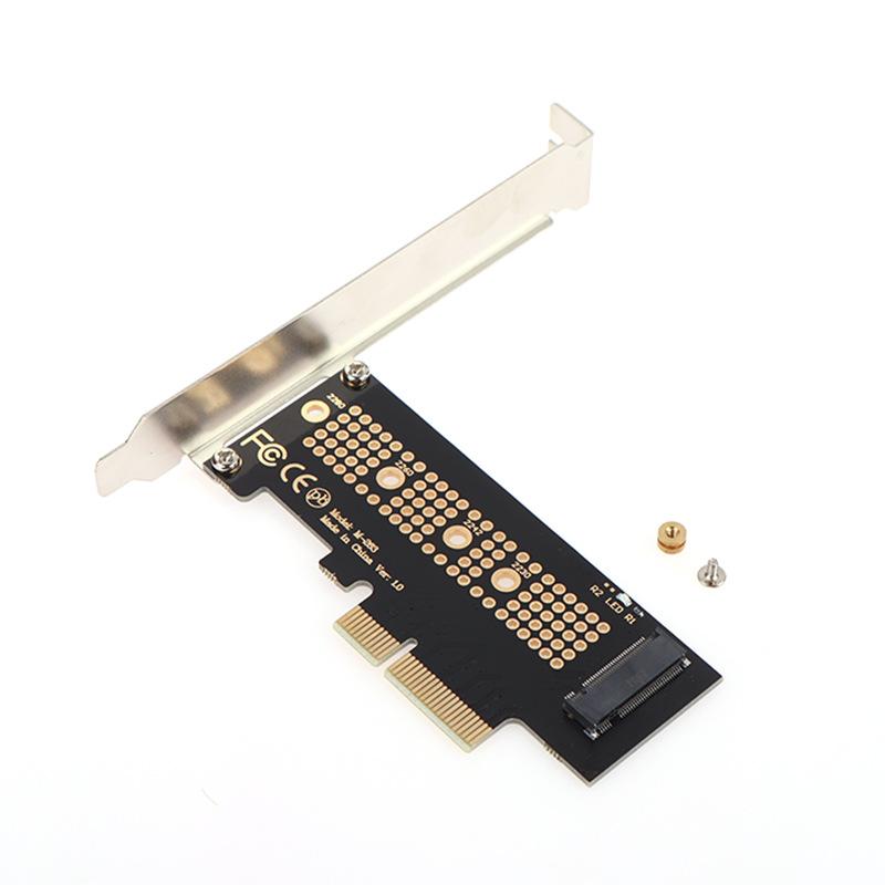 M.2 NVME SSD to PCIe 4.0 Adapter Card 64Gbps M-Key PCIe4.0 X1 X4 For Desktop PC PCI-E GEN4 Full Speed