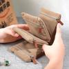 Zipper Travel Jewelry Storage Bag Multiple Compartments Clutch Bag Earrings Container  Woman