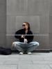 Sleek Versatile Thickened Lapel Zipper Hoodie for Autumn/Winter in European American Style