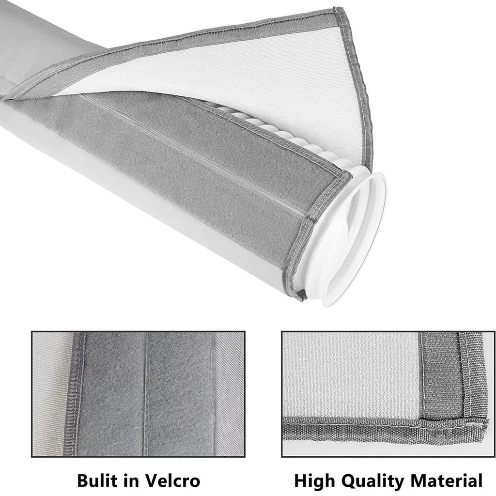 Air Conditioner Hose Cover Multi-Functional Protective Wrapping Dustproof Insulated Cover AC Hose for Home Dormitory Hotel