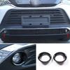 For Toyota Venza 2021-2024 Glossy Black Front Fog Light Lamp Frame Cover