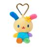 Kawaii Fluffy Usahana Bag Charm Colorful Bunny Plush Keychain Love Buckle Decoration Backpack Pendant Cute Girly Gifts