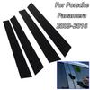 4X Door Window Glossy Black Pillar Posts Molding Trim for Porsche Panamera 09-16
