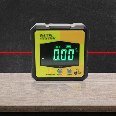 Digital Protractor Laser USB Inclinometer 360° Level Angle Finder High Precision Goniometer Magnet Tilt Measuring Tools