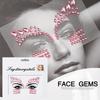 Eco-Friendly Masquerade Acrylic Face Diamond Stickers