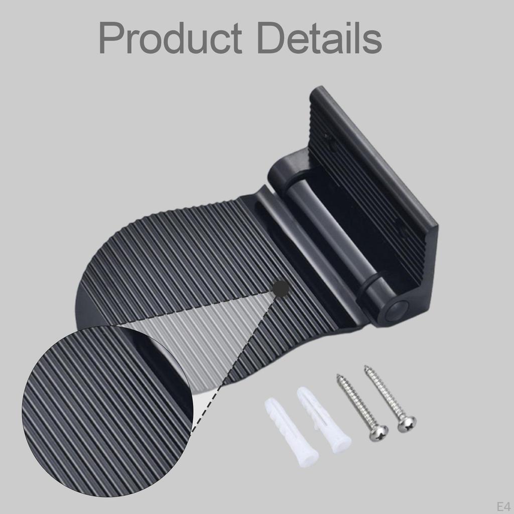 Foldable Shower Foot Rest Accessories Easy Installation Support Wall Mounted Stool