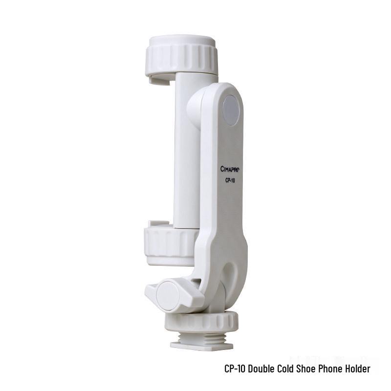 

Horizontal/Vertical Hot Shoe Phone Clip - DSLR Camera Cold Shoe Mount for Tripod & Live Broadcast Accessories