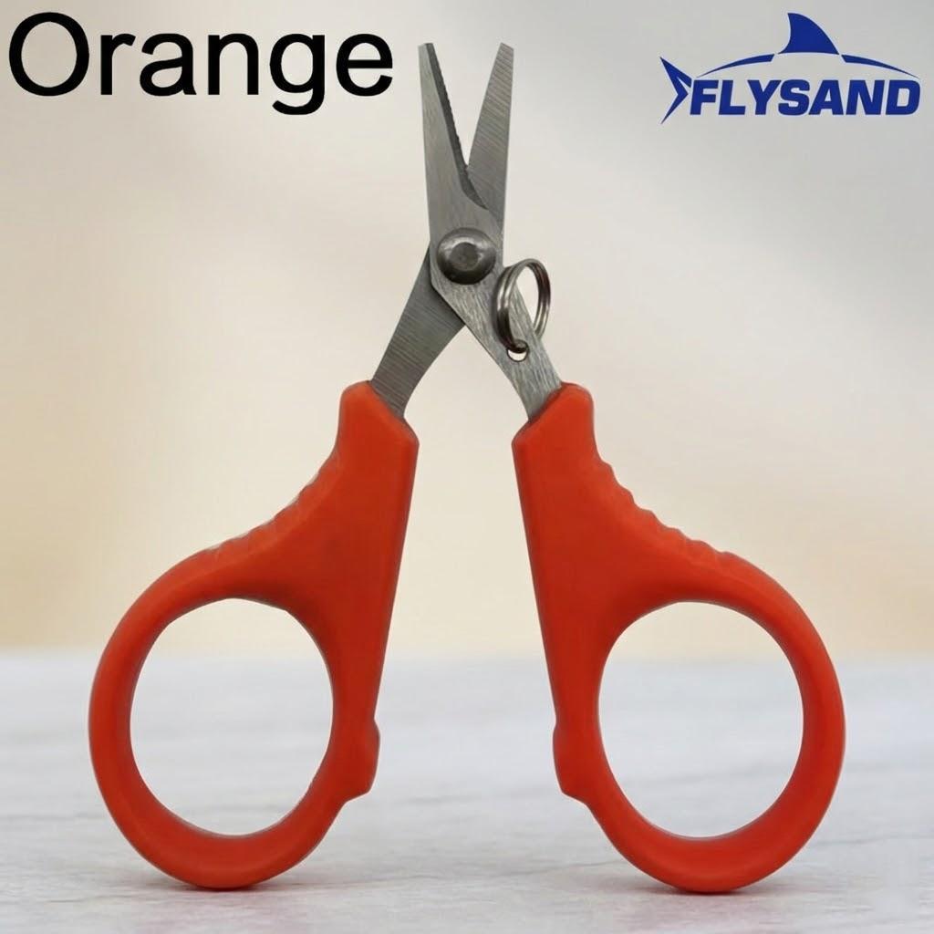 

Рыболовные ножницы из нержавеющей стали Инструмент для резки лески Портативные многофункциональные кемпинговые рыболовные плоскогубцы Аксессуары оранжевый