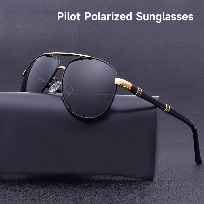 Classic Hd Polarized Sunglasses Men Pilot Uv400 Sun Glasses Driving High Quality Eyewear  Brand Designer