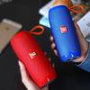 T&G Multifunctional Wireless Portable Speaker with Built-in Microphone AUX-IN TF Card for FM Playback TWS Stereo Pairing