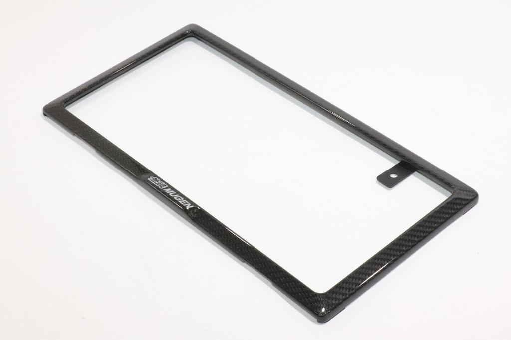 MUGEN / 71146-XG8 -K4S0 Carbon Fiber License Plate Garnish (Dry Carbon Fiber) Part Number: 71146-XG8-K4S0