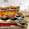 Alvin Chipmunks Cool Sunglasses Print 3Pcs Bedding Setduvet Cover With 2 Bedropillowcase Home Birthday Gift