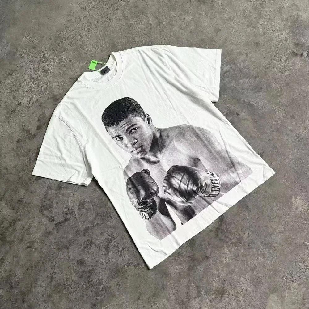 Rapper Frank Retro Graphic T Shirt Men's Hip Hop Ocean Album Clothing T-Shirts Y2k Unisex Blond Fashion Oversized Cotton T-shirt